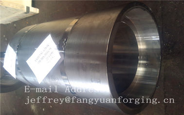 16Mo3 इस्पात जाली अंगूठी जाली सिलेंडर निकला हुआ हीट ट्रीटमेंट और machined