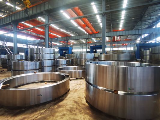 गर्मी उपचार Q T कठोरता प्रदान करने वाले फोल्ड स्टील के छल्ले 240 320 उच्च शक्ति वाले औद्योगिक मशीनरी भागों के लिए उपयुक्त